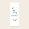 Vertical whimsical fabric wedding welcome sign template on a beige background.