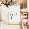 Wilder Table Numbers Template
