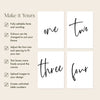 Wilder Table Numbers Template