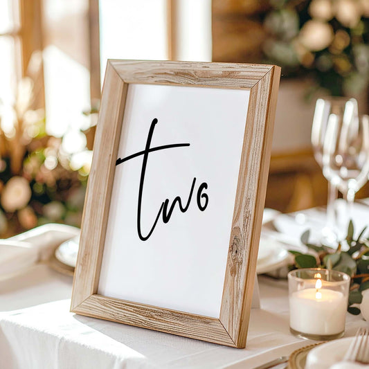 Wilder Table Numbers Template