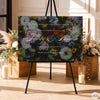 Dahlias Wedding Welcome Sign Template (US)
