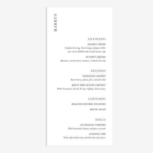 Mauritius Menu