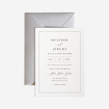 Mayfair Wedding Invitation