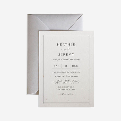 Mayfair Wedding Invitation