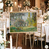Parc Monceau Wedding Welcome Sign Template