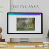 Parc Monceau Wedding Welcome Sign Template