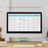Brighton 3-Table Long Tables Wedding Seating Chart Template (US)