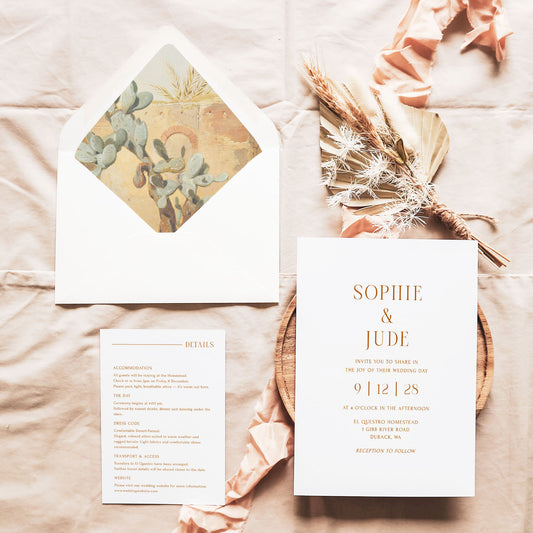 Cacti Printable Envelope Liners