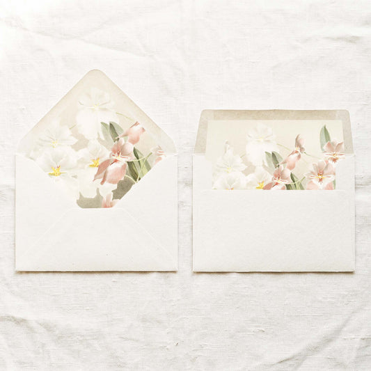 Orchids Printable Envelope Liners (US)