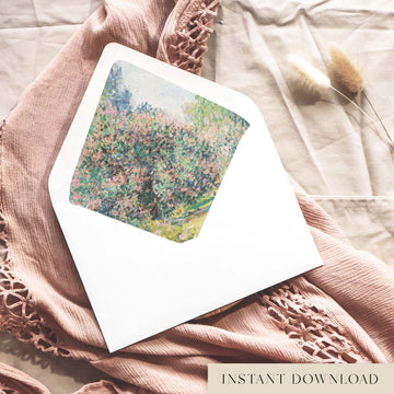 The Parc Monceau Printable Envelope Liners