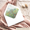 The Artist's Garden Printable Envelope Liners
