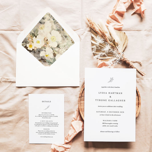 Wildrosen Printable Envelope Liners (US)
