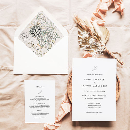 Wild Tulip Printable Envelope Liners (US)