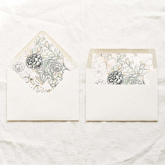 Wild Tulip Printable Envelope Liners (US)