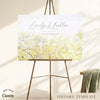 Spring Orchard Wedding Welcome Sign Template (US)
