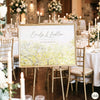 Spring Orchard Wedding Welcome Sign Template (US)
